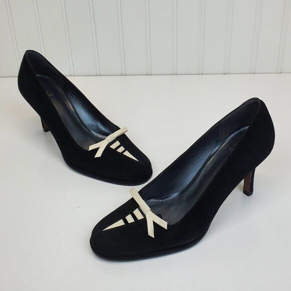 Stuart Weitzman Leather Suede Pumps SH-005 - Picture 10 of 14